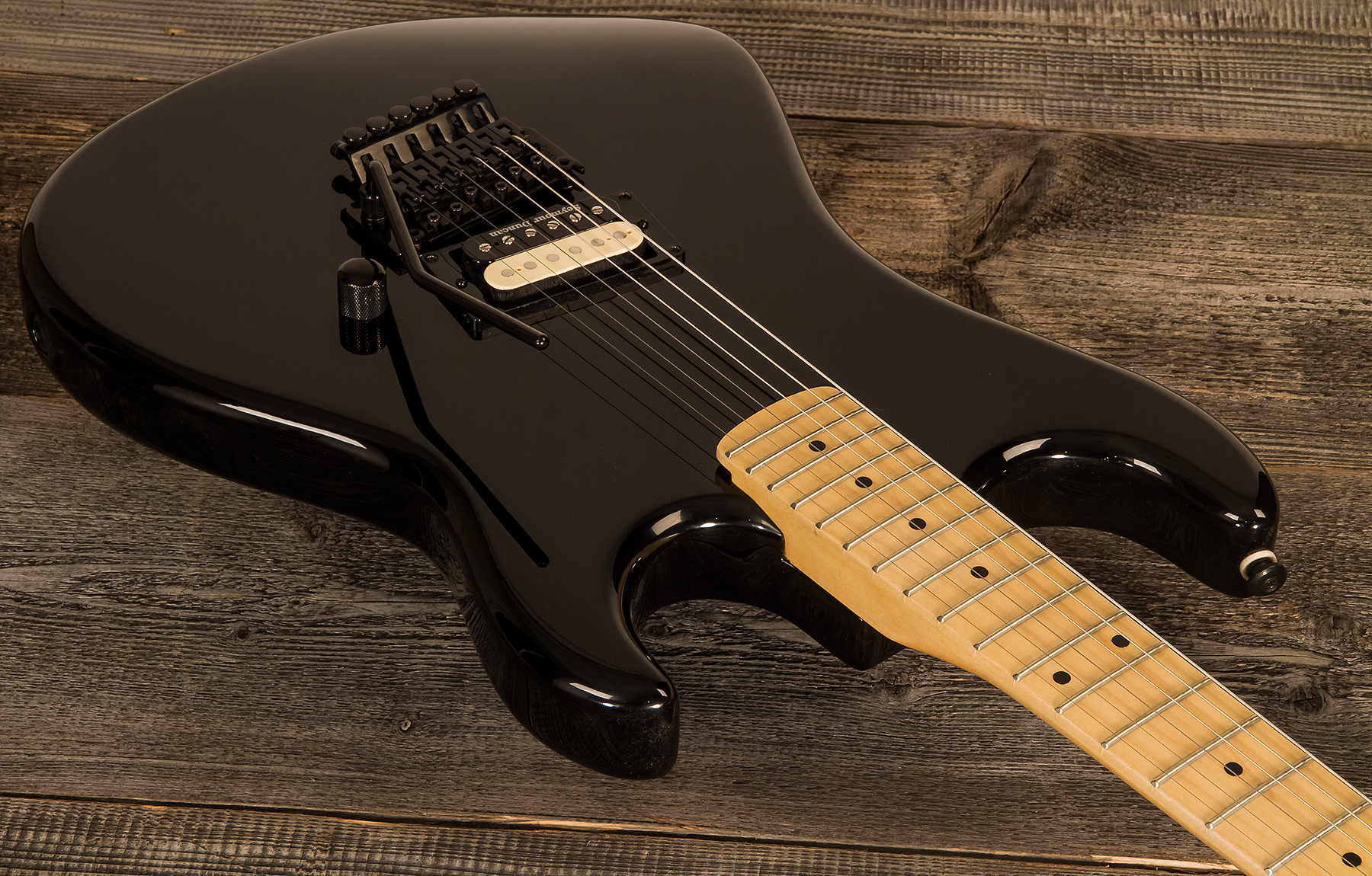 Kramer Baretta H Seymour Duncan Fr Mn - Ebony - Guitare Électrique Forme Str - Variation 1