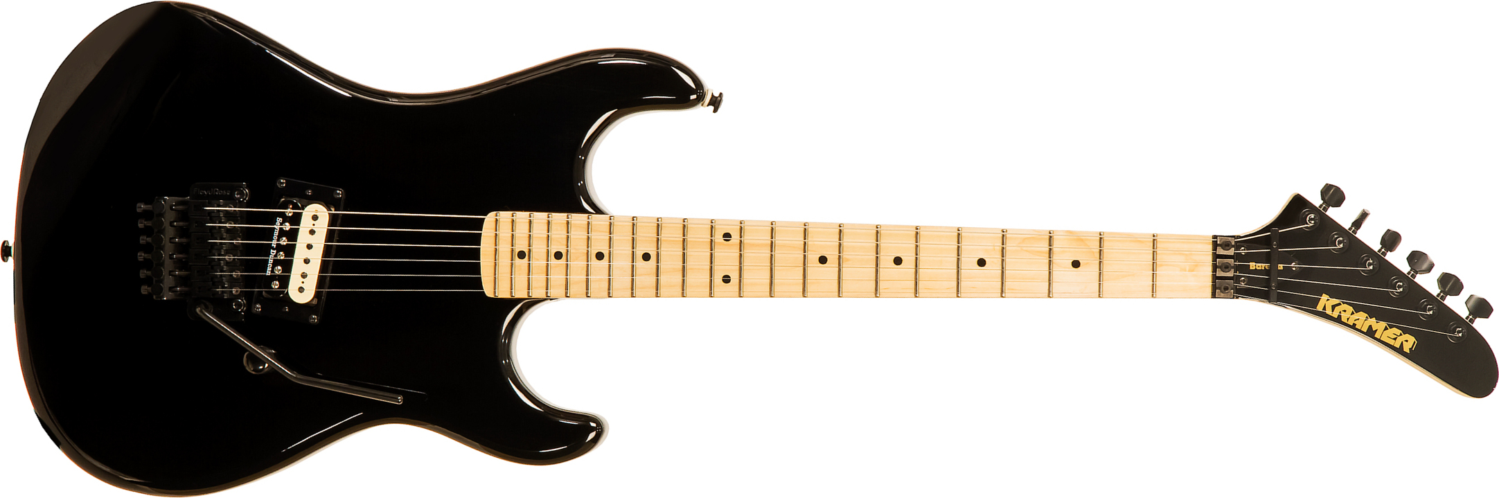 Kramer Baretta H Seymour Duncan Fr Mn - Ebony - Guitare Électrique Forme Str - Main picture