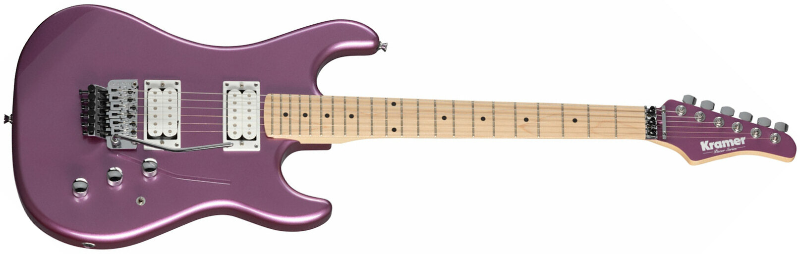 Kramer Pacer Classic 2h Fr Mn - Purple Passion Metallic - Guitare Électrique Forme Str - Main picture