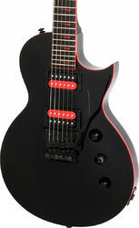Guitare électrique single cut Kramer Assault 220 FR - Black red binding