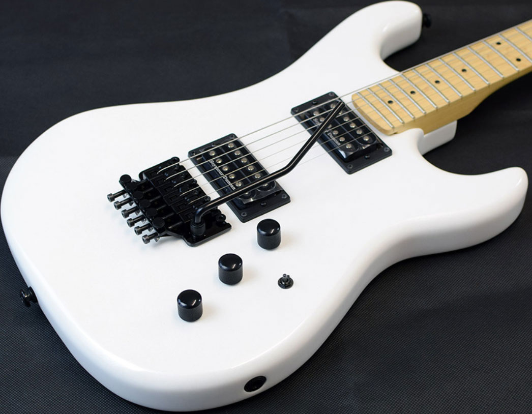 Kramer Pacer Vintage 2h Seymour Duncan  Fr Mn - Pearl White - Guitare Électrique Forme Str - Variation 1