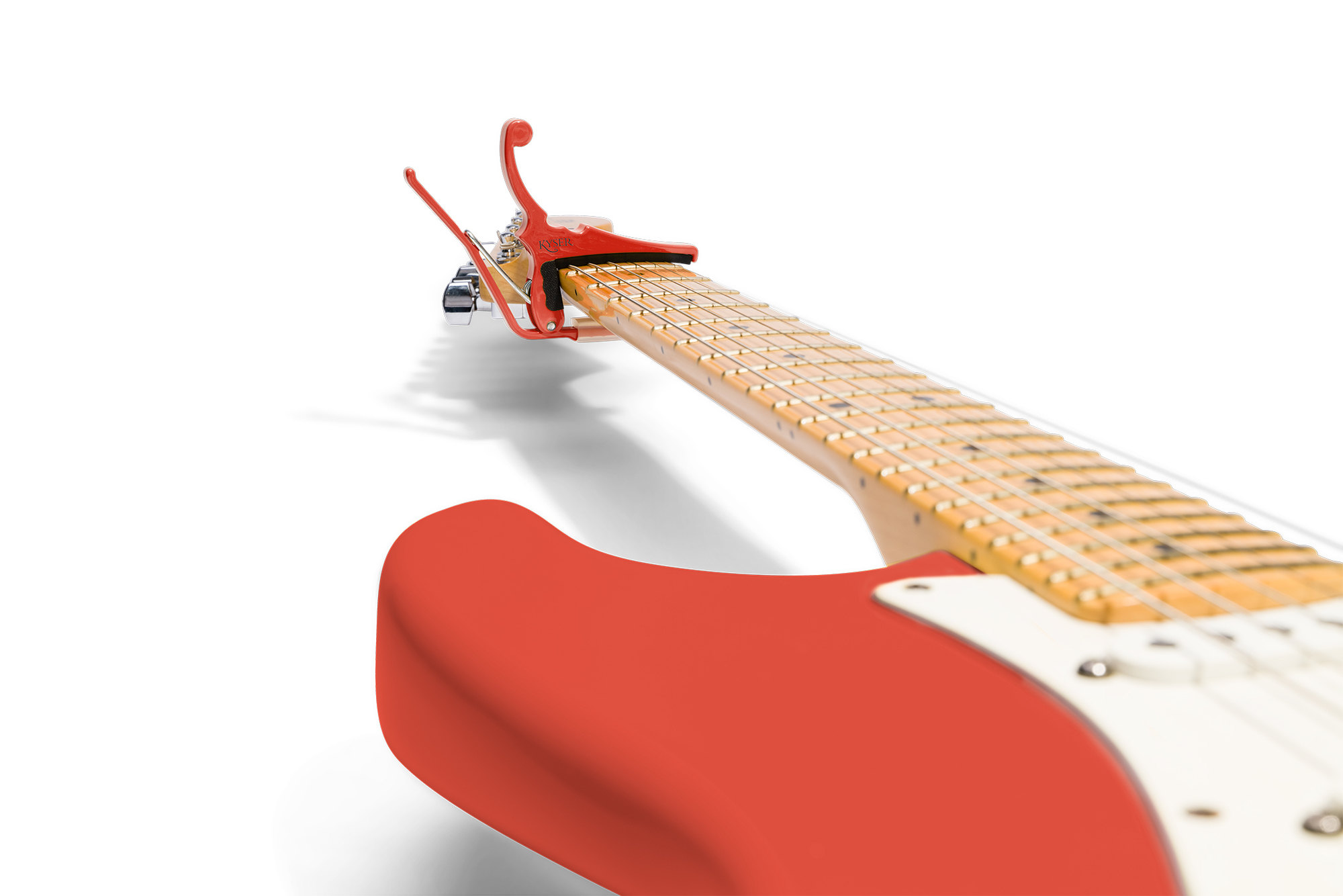 Kyser Capodastre Guitare Électrique Fender X Kyser Quick-change - Capodastre & Fatfinger - Variation 1