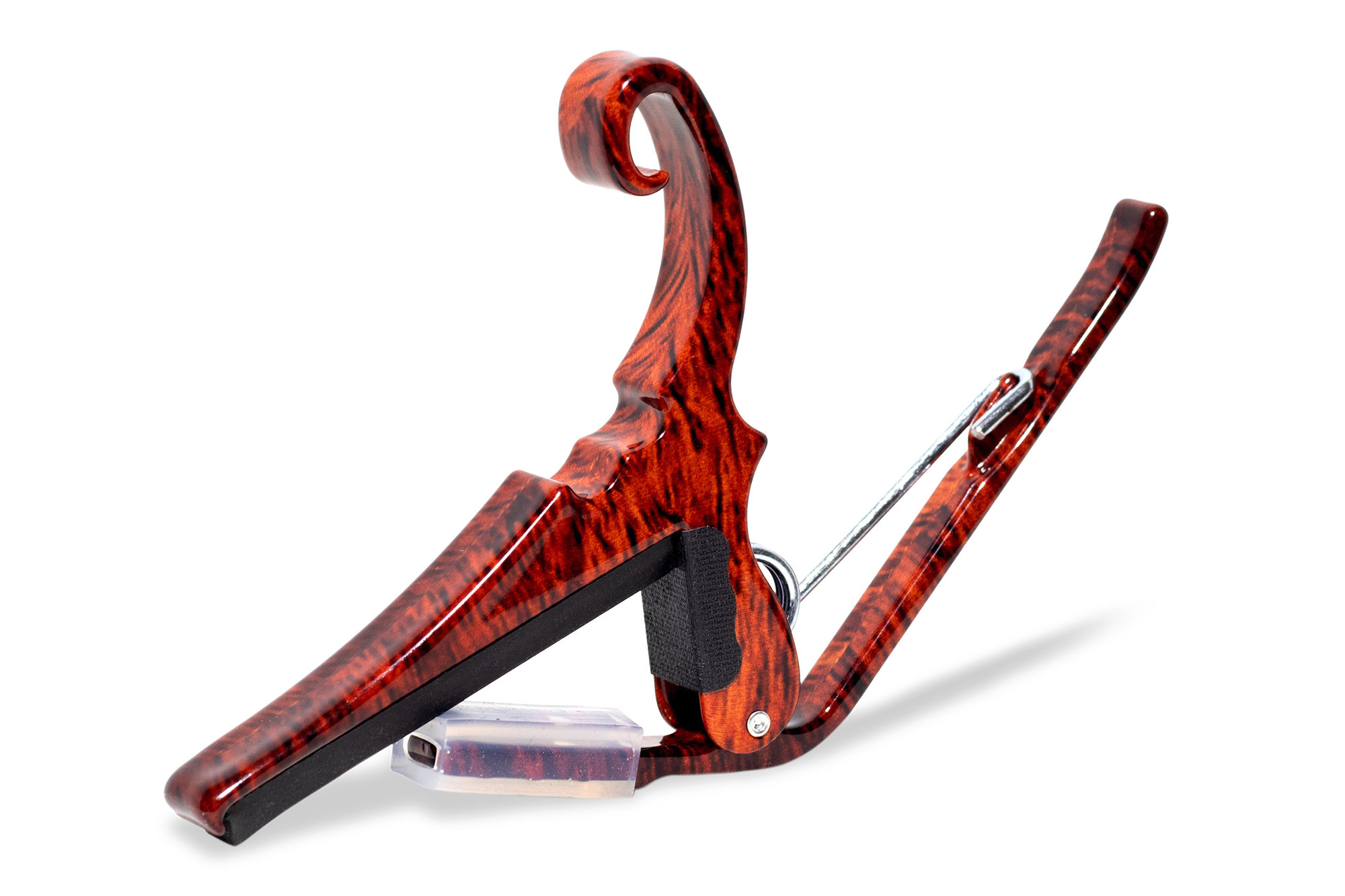 Kyser Capodastre Guitare Classique Quick-change Kgc - Couleur Palissandre - Capodastre & Fatfinger - Variation 2
