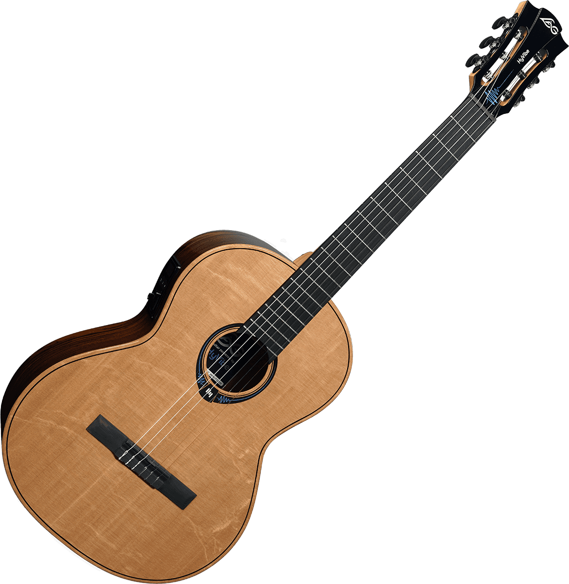 Lag Chv30e Classic 30 Hyvibe Epicea Bocote Bla - Naturel - Guitare Classique Format 4/4 - Variation 1