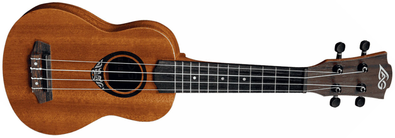 Lag Baby Tiki Uku 110 Soprano Tout Sapele Son +housse - UkulÉlÉ - Main picture