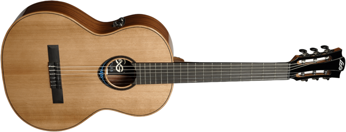 Lag Bluewave 2 Classical Smart Guitar - Naturel - Guitare Classique Format 4/4 - Main picture