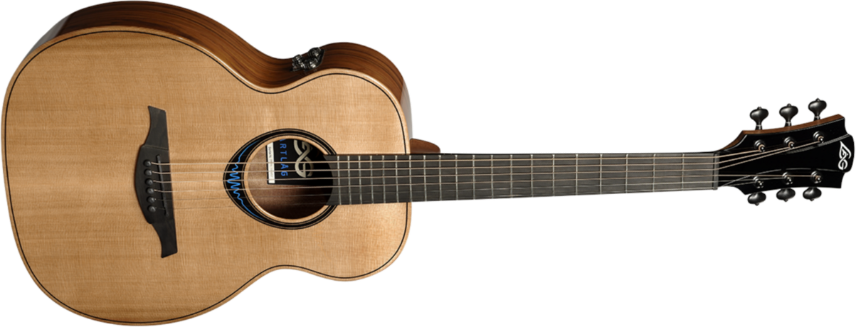 Lag Bluewave 2 Travel Smart Guitar - Naturel - Guitare Acoustique Voyage - Main picture