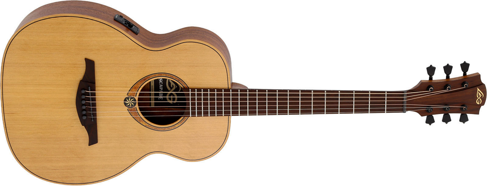 Lag Escapade Rce Travel Shsc Cedre Khaya Brb - Natural - Guitare Folk - Main picture