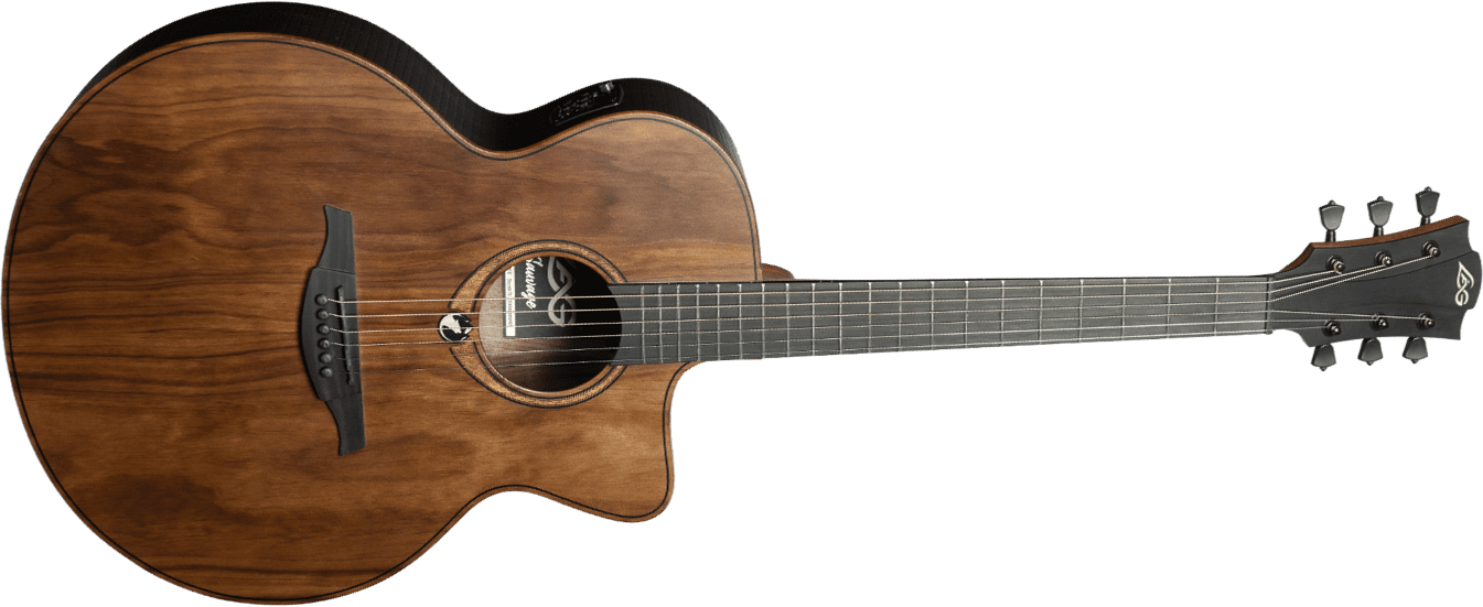 Lag Sauvage Jce Jumbo Electro Br - Naturel - Guitare Electro Acoustique - Main picture