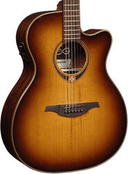 Guitare folk Lag Tramontane T118ACE - Brown sunburst