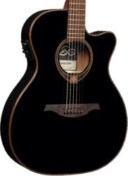 Guitare folk Lag T118ASCE Tramontane - Black