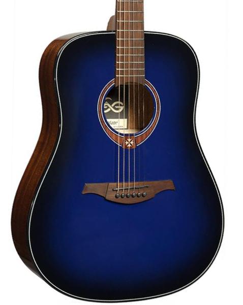 Guitare folk Lag Tramontane T-Blue-D - Blue burst