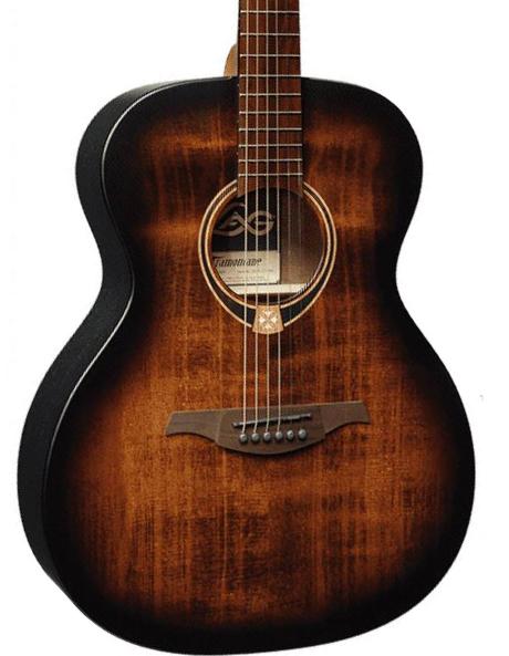 Guitare folk Lag Tramontane T70A - Noir & brun