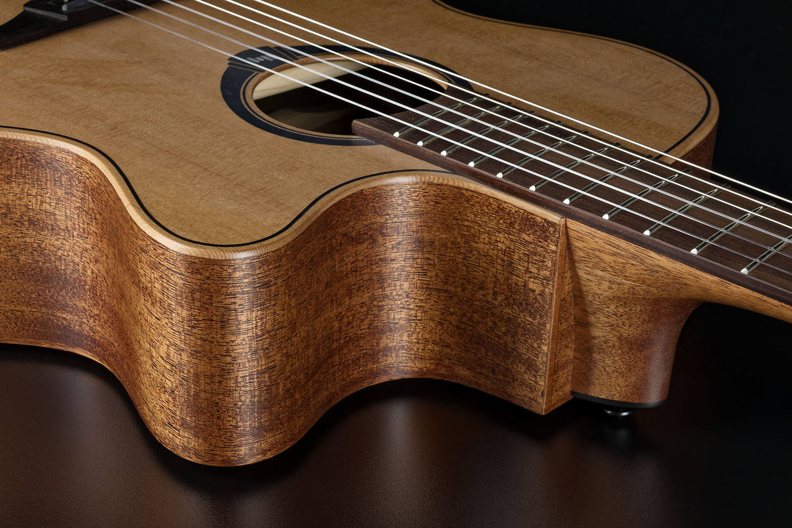 Lag Hv10-n-ace Hyvibe H2 Auditorium Cw Cedre Khaya Brbr - Natural - Guitare Classique Format 4/4 - Variation 4