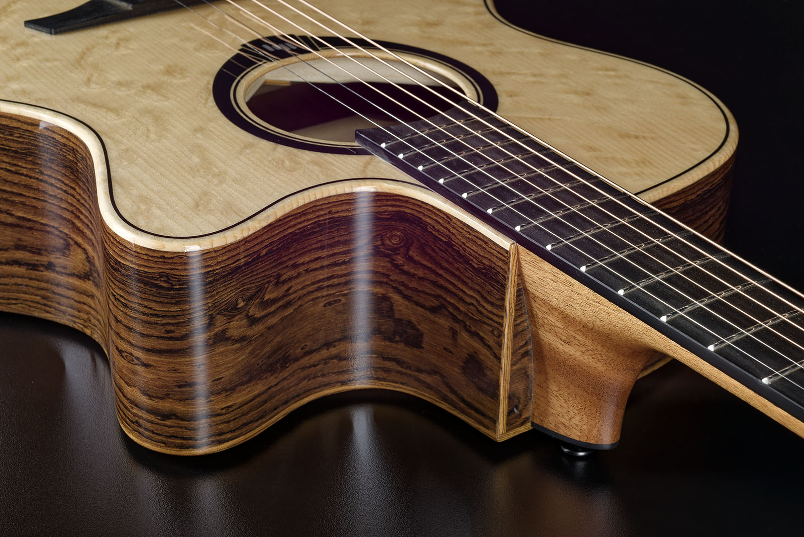 Lag Hv30ace Hyvibe H2 Auditorium Cw Epicea Bokote Bkbr - Natural - Guitare Folk - Variation 3