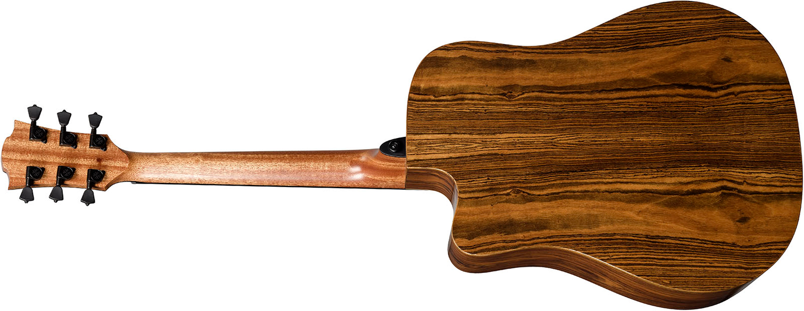 Lag Hv30dce Hyvibe H2 Dreadnought Epicea Bokote Bkbr - Natural - Guitare Folk - Variation 1