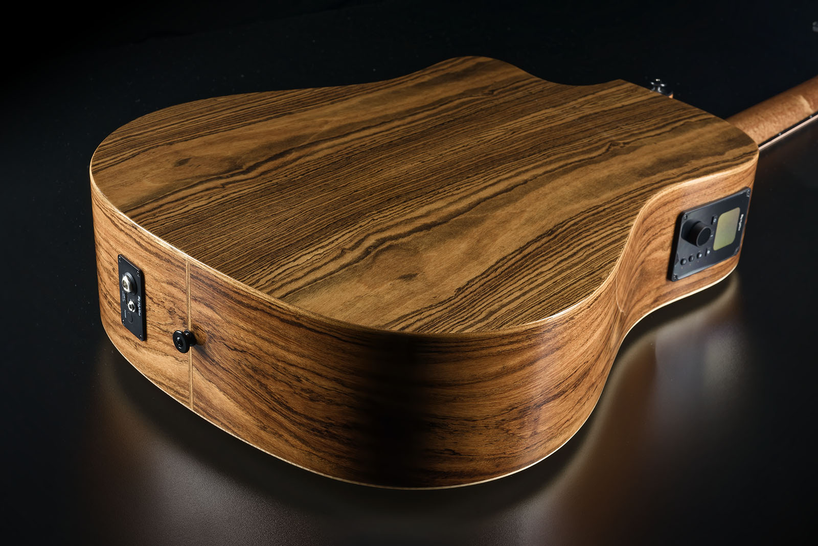 Lag Hv30dce Hyvibe H2 Dreadnought Epicea Bokote Bkbr - Natural - Guitare Folk - Variation 4