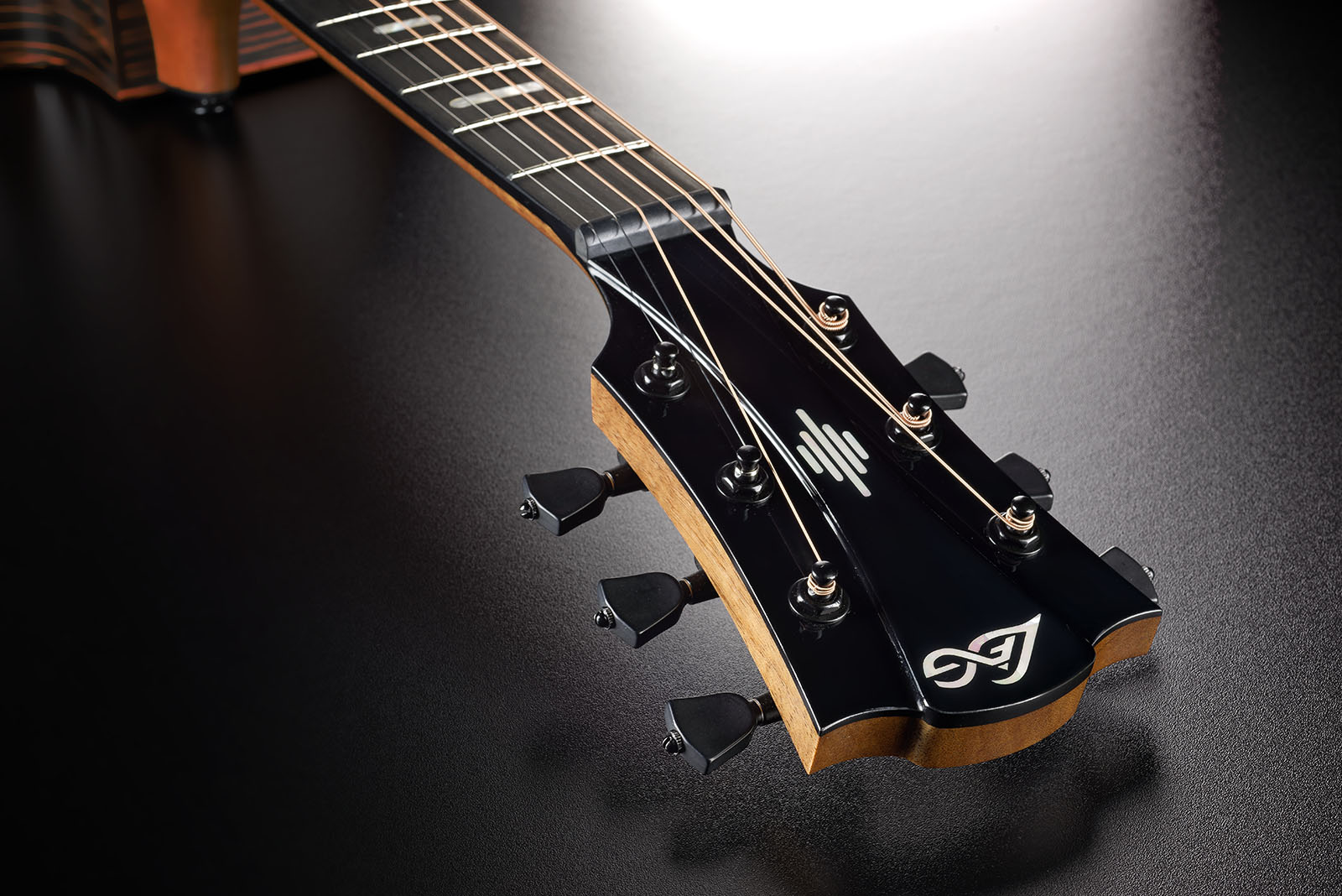 Lag Hv50ace Hyvibe H2 Auditoruium Cw Epicea Bokote Bkbr - Natural - Guitare Folk - Variation 8