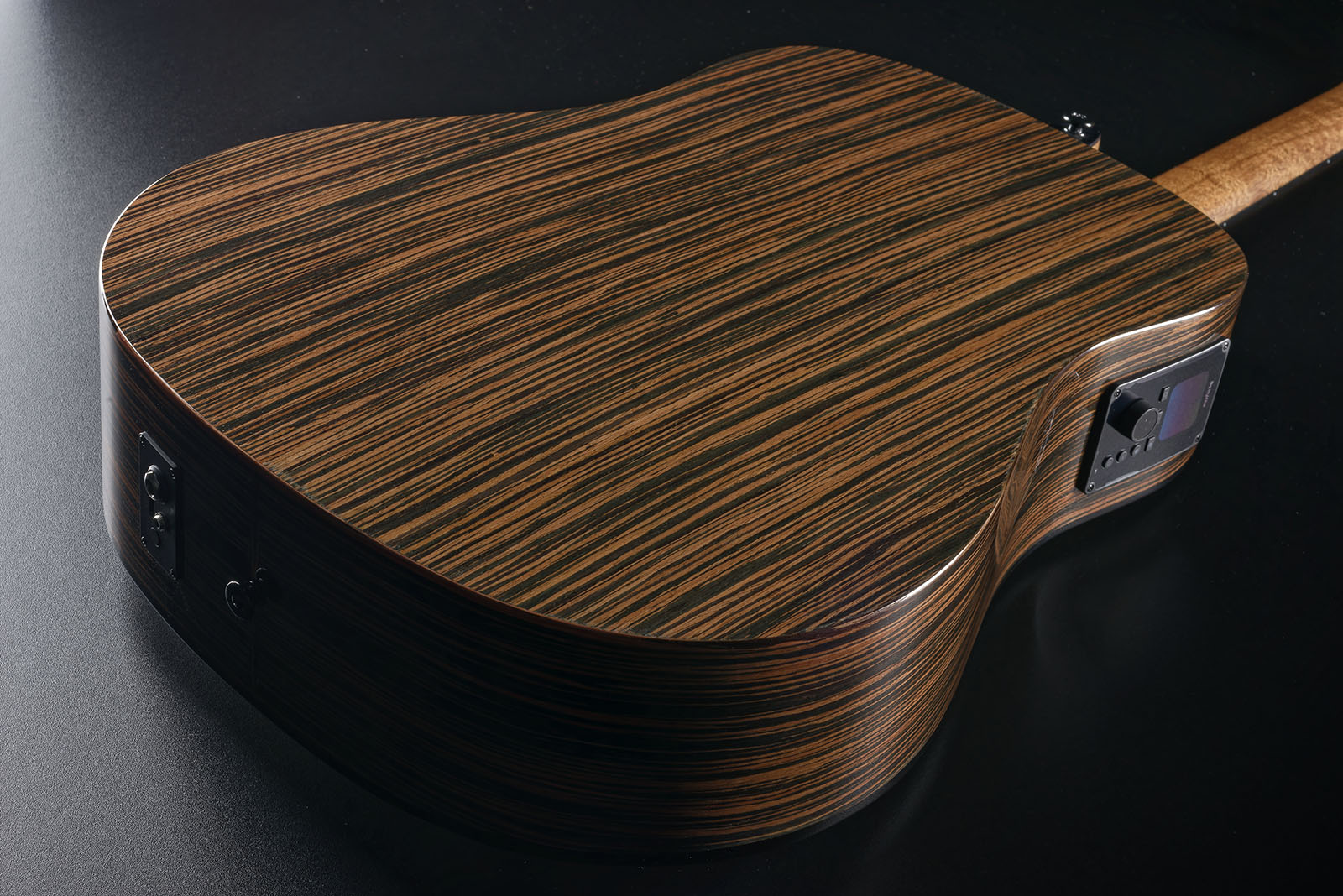 Lag Hv50de Hyvibe H2 Dreadnought Epicea Bokote Bkbr - Natural - Guitare Folk - Variation 3
