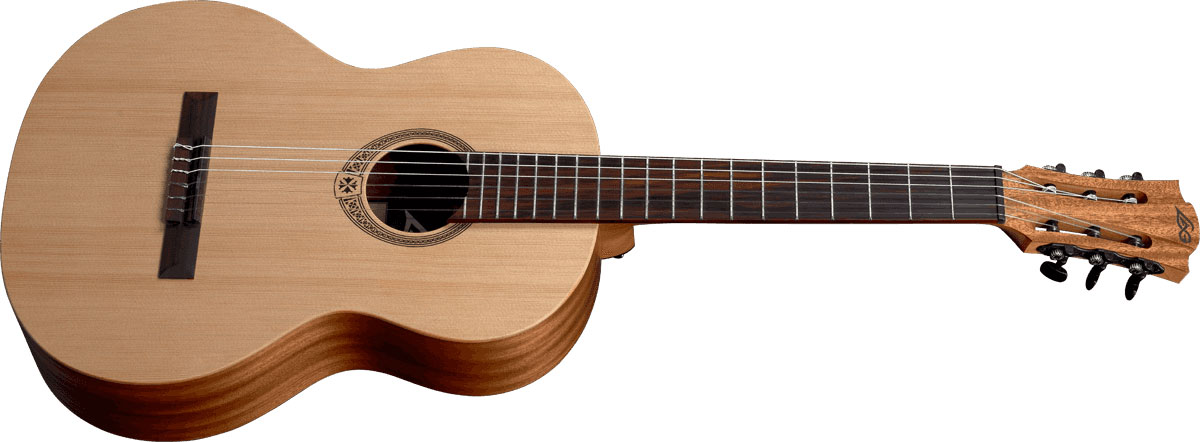 Lag Occitania Oc7 3/4 Epicea Sapelli Bro - Naturel - Guitare Classique Format 3/4 - Variation 1