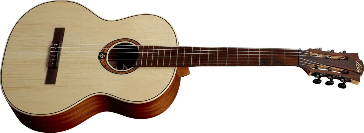 Lag Occitania Oc70 4/4 Epicea Sapelli Bro - Naturel Satin - Guitare Classique Format 4/4 - Variation 1