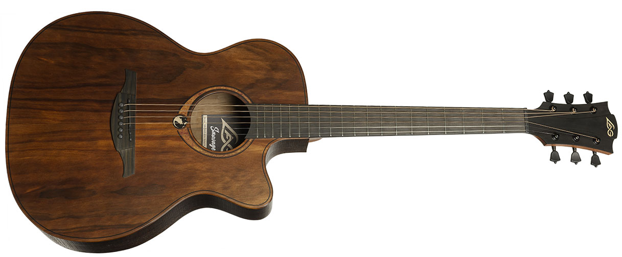 Lag Sauvage Ace Auditorium Cw Pale Brankowood Tramontane Eucalyptus Brb - Naturel - Guitare Electro Acoustique - Variation 1