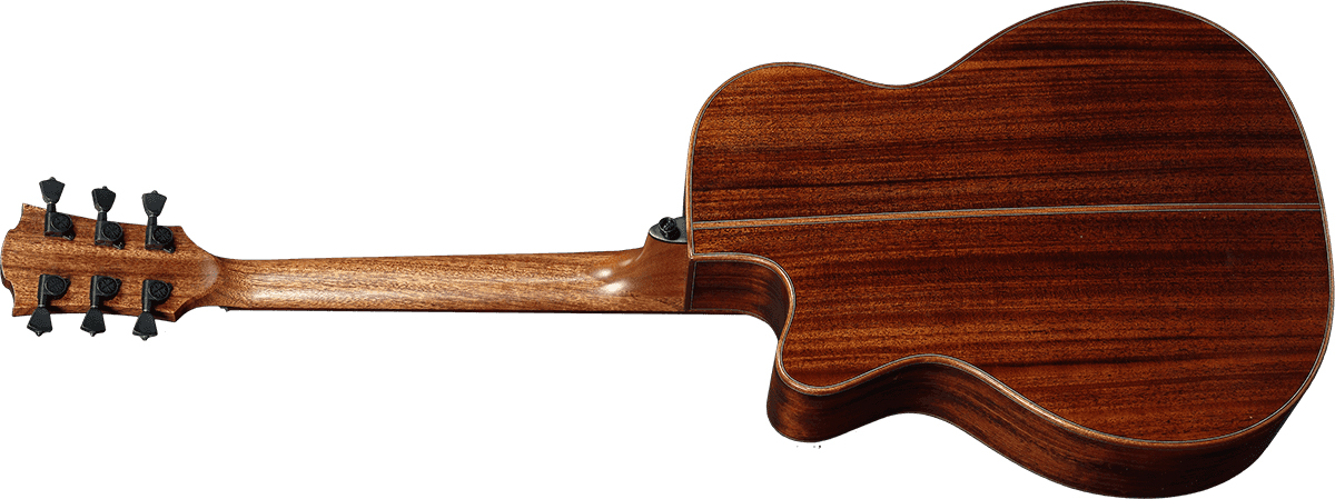 Lag T118ace Tramontane Auditorium Cw Cedre Khaya Bro - Brown Sunburst - Guitare Electro Acoustique - Variation 1