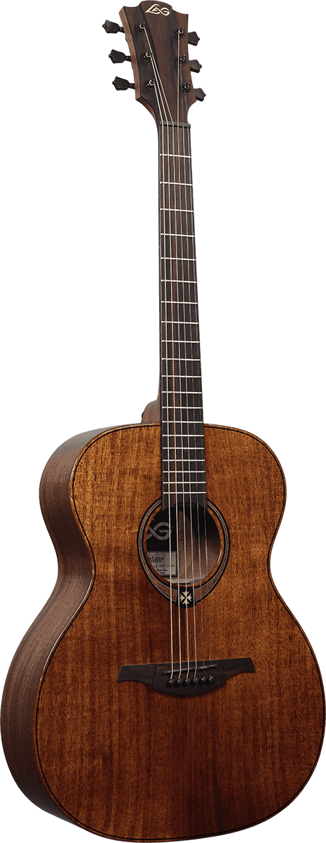 Lag T98a Tramontane Auditorium Tout Khaya Bro - Natural - Guitare Acoustique - Variation 1