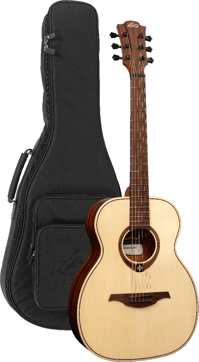 Lag Travel Tramontane Epicea Acajou Bro +housse - Naturel - Guitare Acoustique - Variation 4