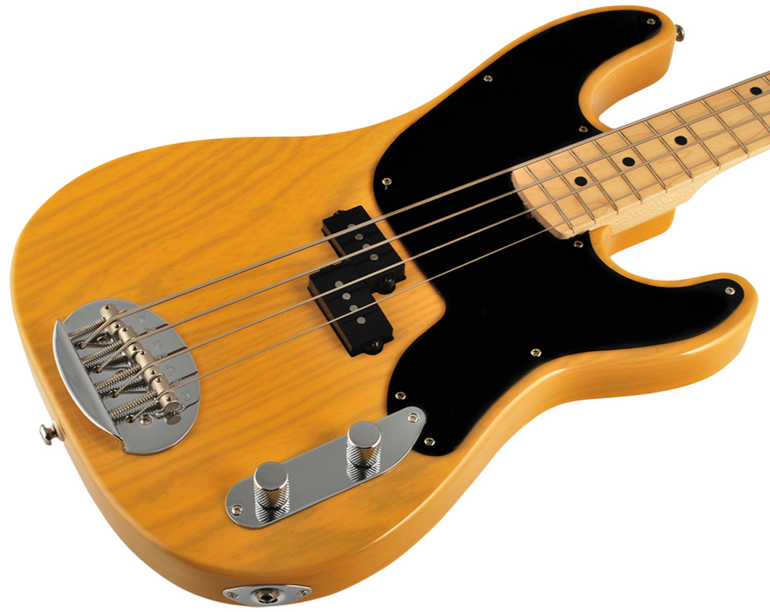 Lakland 44-51m Skyline Mn Split Coil - Butterscotch - Basse Électrique Solid Body - Variation 2