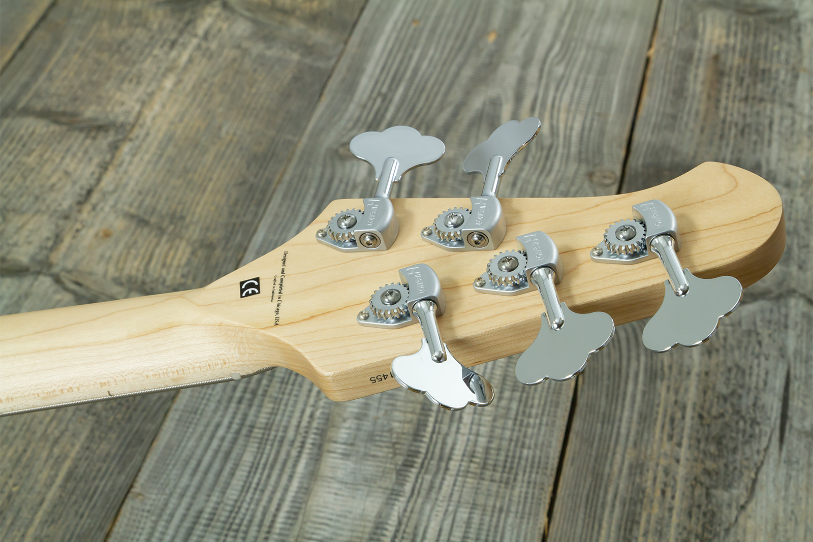 Lakland 55-02 Deluxe Qmt Skyline 5c Active Mn - Basse Électrique Solid Body - Variation 10