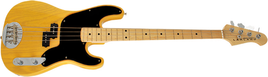 Lakland 44-51m Skyline Mn Split Coil - Butterscotch - Basse Électrique Solid Body - Main picture