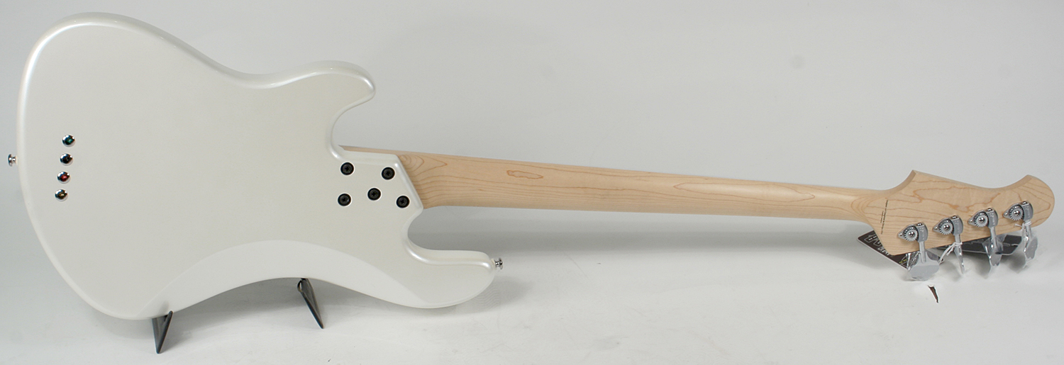 Lakland Darryl Jones Signature Dj4 Skyline 4 Cordes Mn White Pearl - Basse Électrique Solid Body - Variation 1