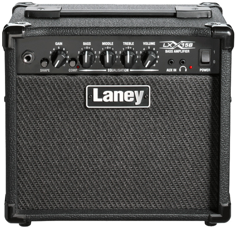 Laney Lx15b 15w 2x5 2016 Black - Combo Ampli Basse - Main picture