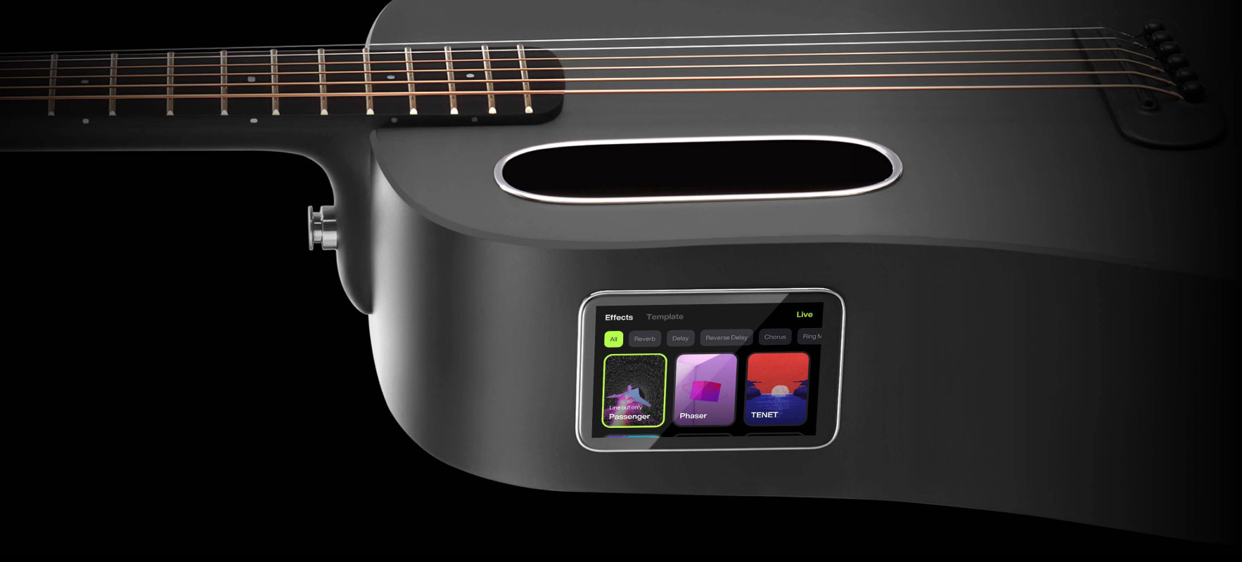 Lava Music Blue Lava Touch +ideal Bag - Midnight Black - Guitare Electro Acoustique - Variation 3