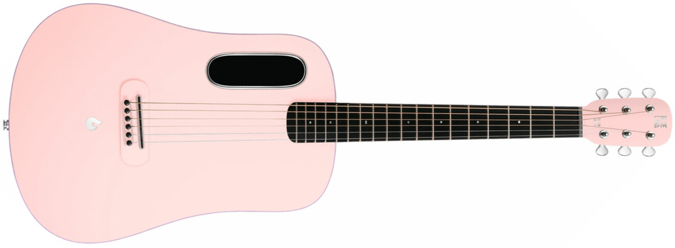 Lava Music Blue Lava Touch +airflow Bag - Coral Pink - Guitare Electro Acoustique - Main picture