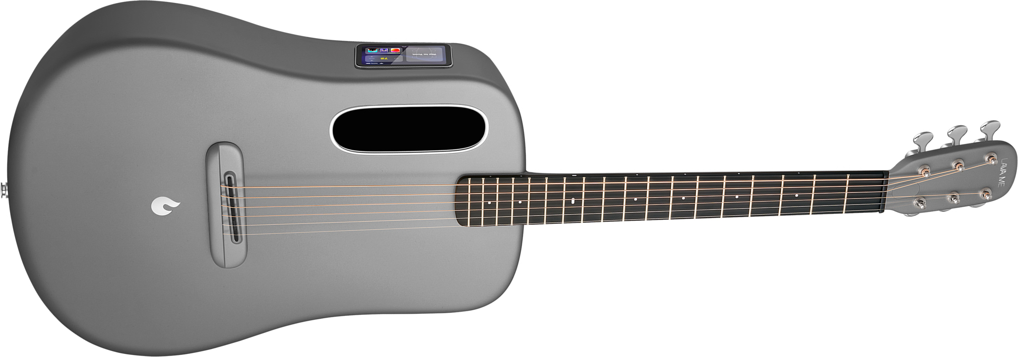 Lava Music Lava Me 4 Carbon 38 +airflow Bag - Space Grey - Guitare Acoustique Voyage - Main picture