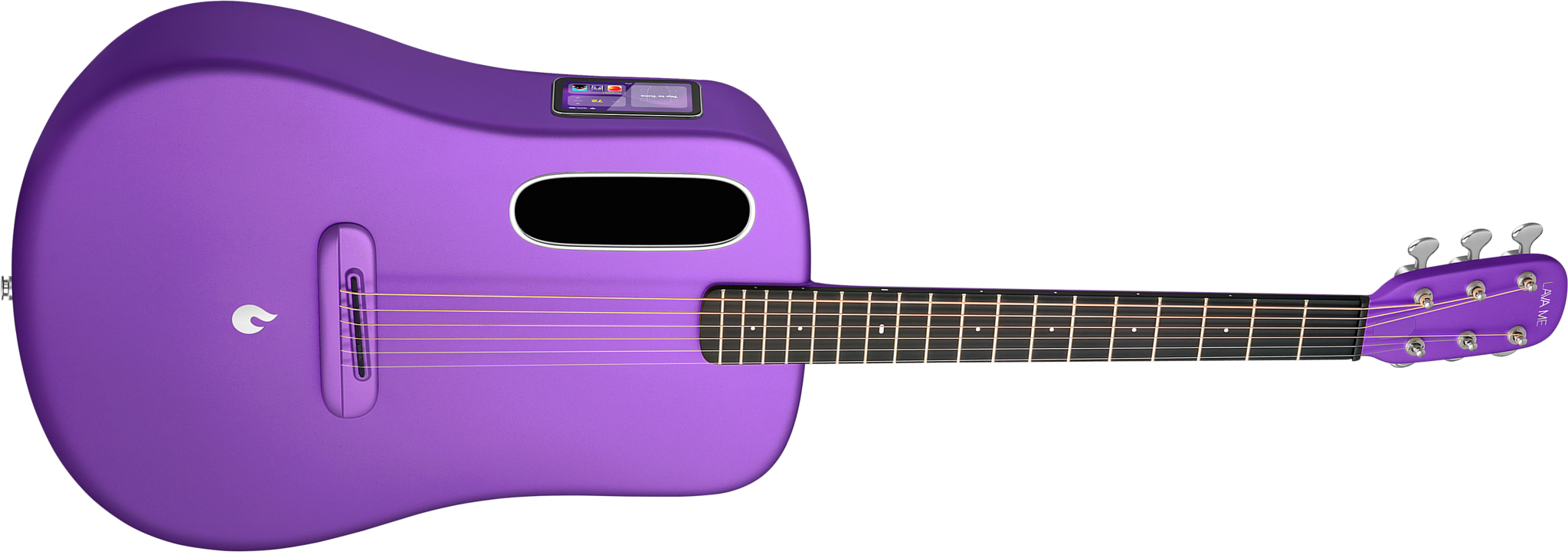 Lava Music Lava Me 4 Carbon 38 +space Bag - Purple - Guitare Acoustique Voyage - Main picture