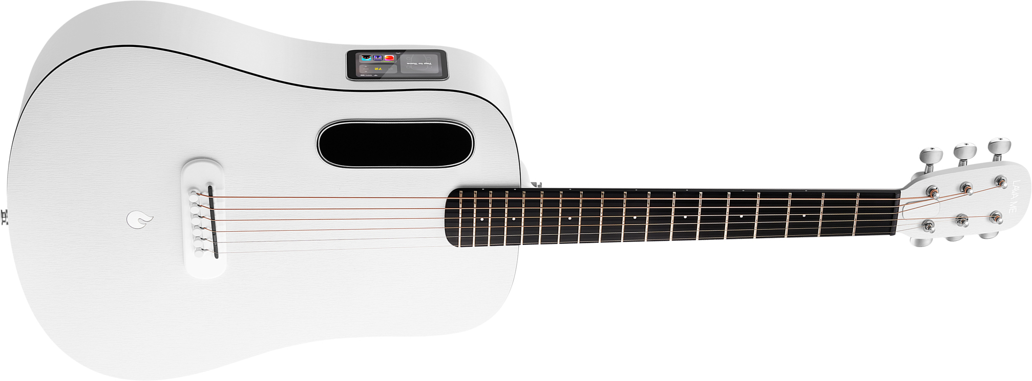 Lava Music Lava Me Play 36 +lite Bag - Sail White - Guitare Acoustique Voyage - Main picture