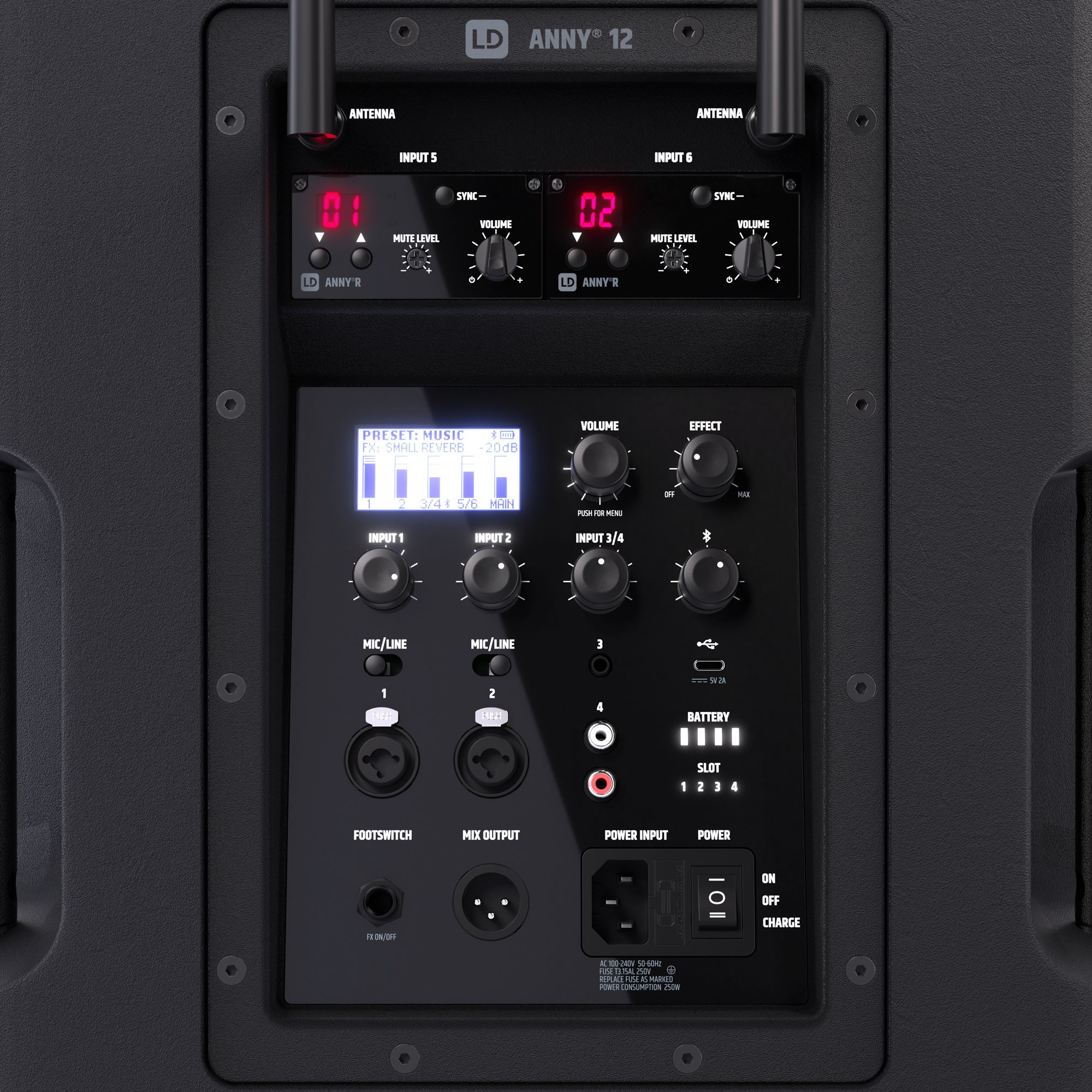Ld Systems Anny 12 Hbh2 B6 - Sono Portable - Variation 19