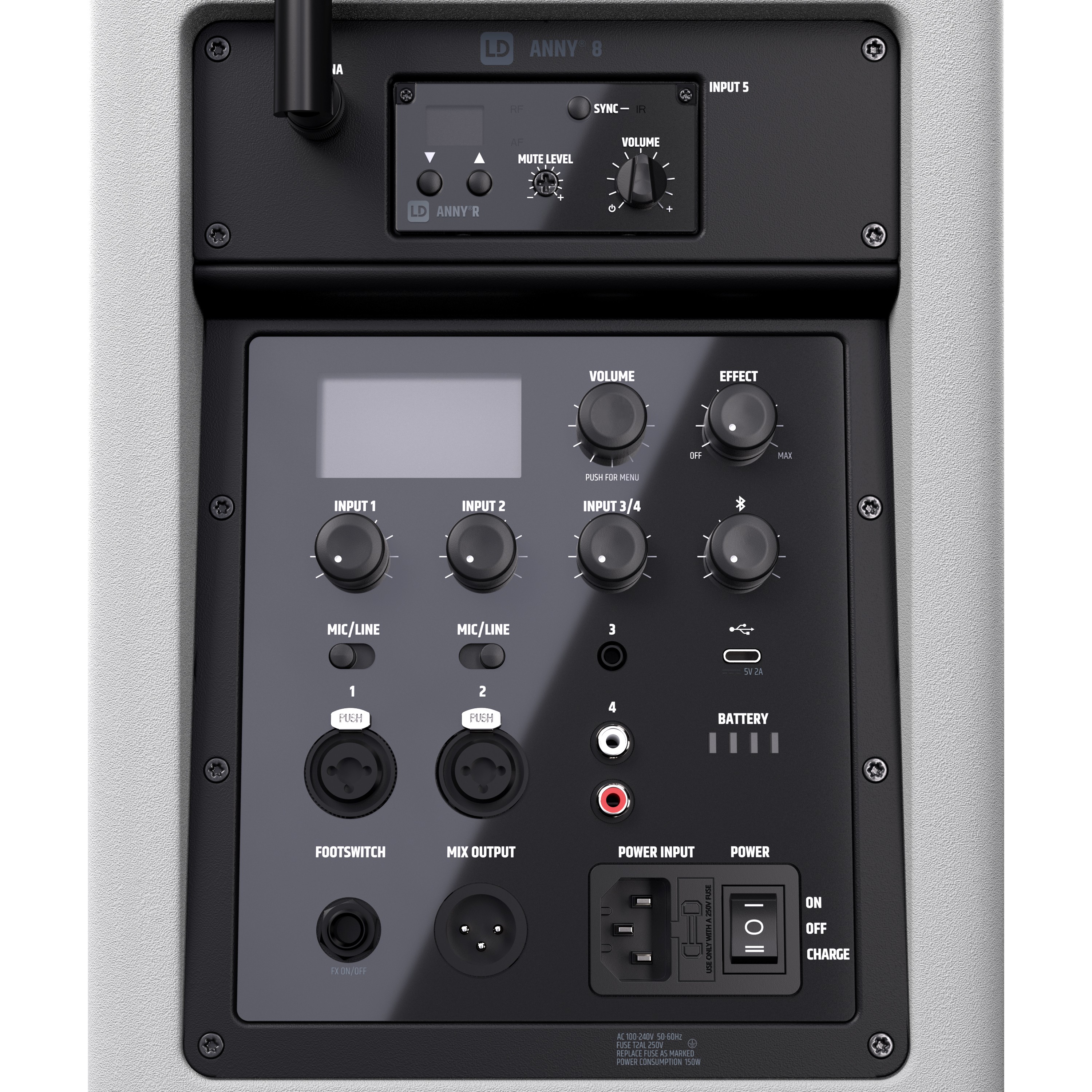 Ld Systems Anny 8 Hhd B8 W - Enceinte Sono Active - Variation 4