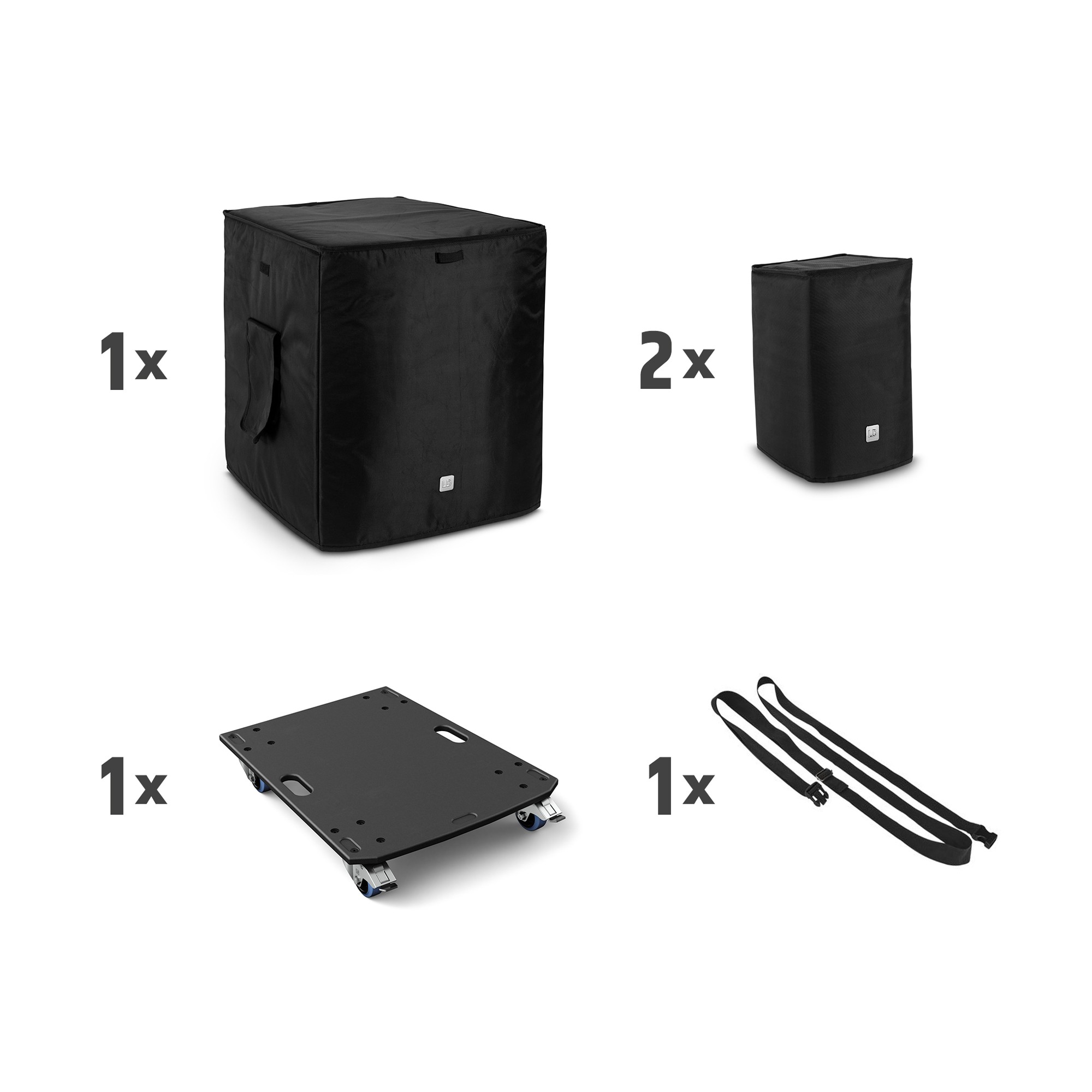 Ld Systems Dave 18 G4x Bag Set - Housse Enceinte & Sub Sono - Variation 4