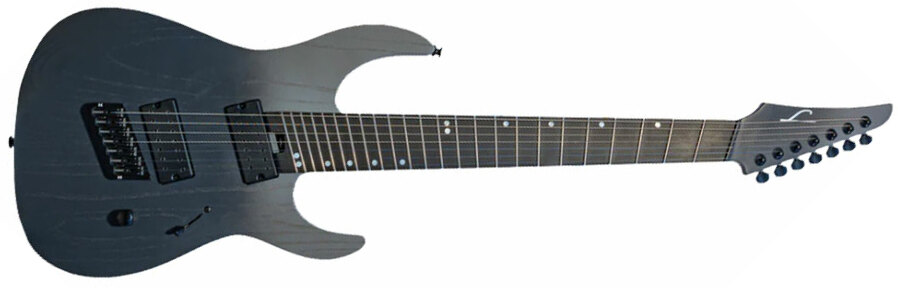 Legator Ninja N7fp Performance Multiscale 2h Ht Eb - Smoke - Guitare Électrique Multi-scale - Main picture