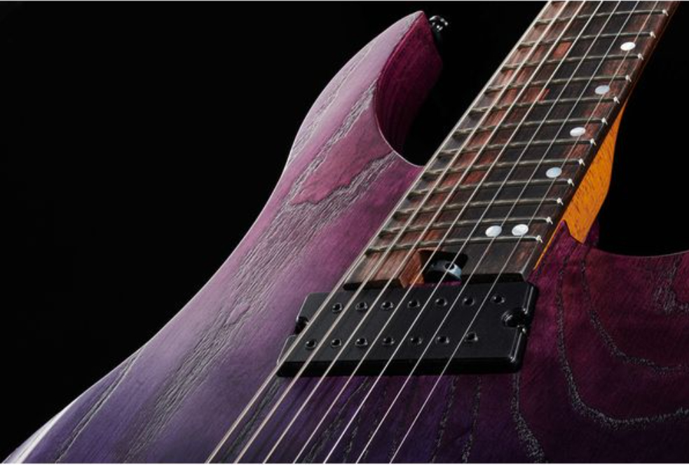 Legator Ghost G7fp Performance 7c Multiscale 2h Ht Eb - Iris Fade - Guitare Électrique Multi-scale - Variation 4