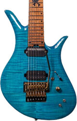 Guitare électrique baryton Legator Charles Caswell CC-7 7-String - Demonberry