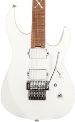 Guitare électrique multi-scale Legator Ninja N6XA 10th Anniversary - Frost white