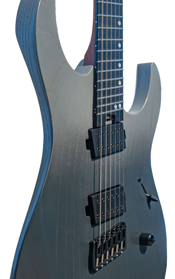 Legator Ninja N6fp Performance Multiscale 2h Ht Eb - Smoke - Guitare Électrique Multi-scale - Variation 2