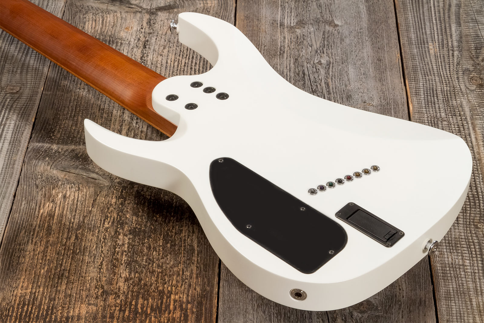 Legator Ninja N8xa 10th Anniversary Jap 8c Multiscale 2h Fishman Fluence Modern Ht Mn - Alpine White - Guitare Électrique Multi-scale - Variation 5