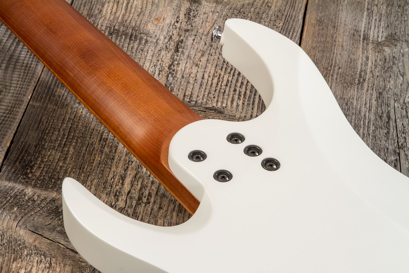 Legator Ninja N8xa 10th Anniversary Jap 8c Multiscale 2h Fishman Fluence Modern Ht Mn - Alpine White - Guitare Électrique Multi-scale - Variation 6