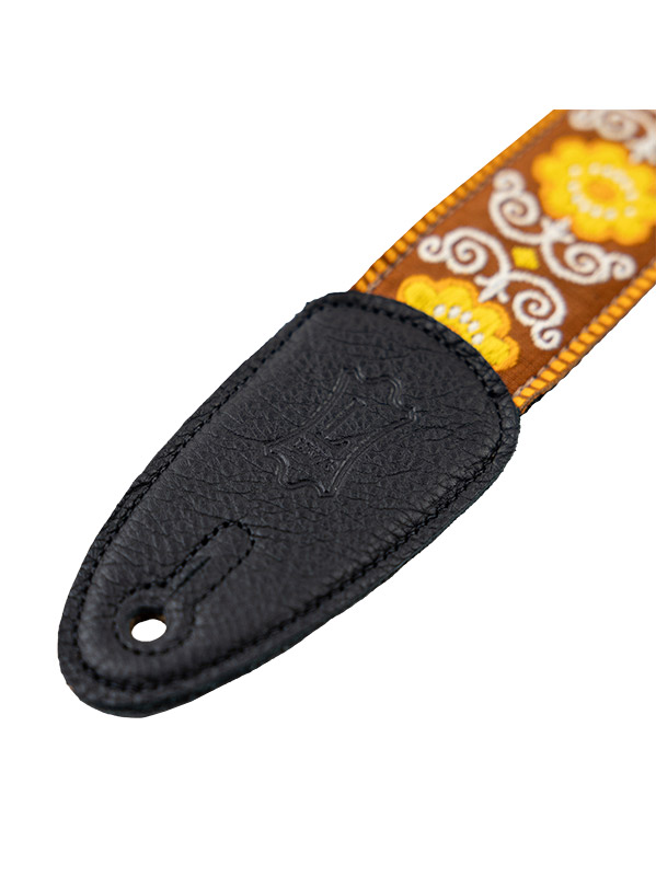 Levy's 5 Cm, Tissu Avec Motifs Hootenany, Dos Polypropylene - Design 027 - Sangle Ukulele & Mandoline - Variation 1